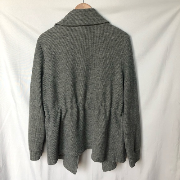 THML Embroidered Open Front Waterfall Jacket with Waist Cinch - Picture 5 of 16